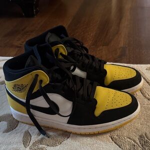 Jordan Women Shoes Yellow Black White